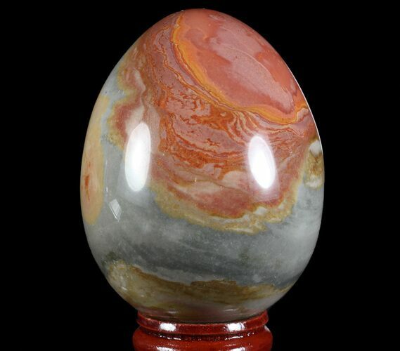 Polychrome Jasper Egg - Madagascar #66001